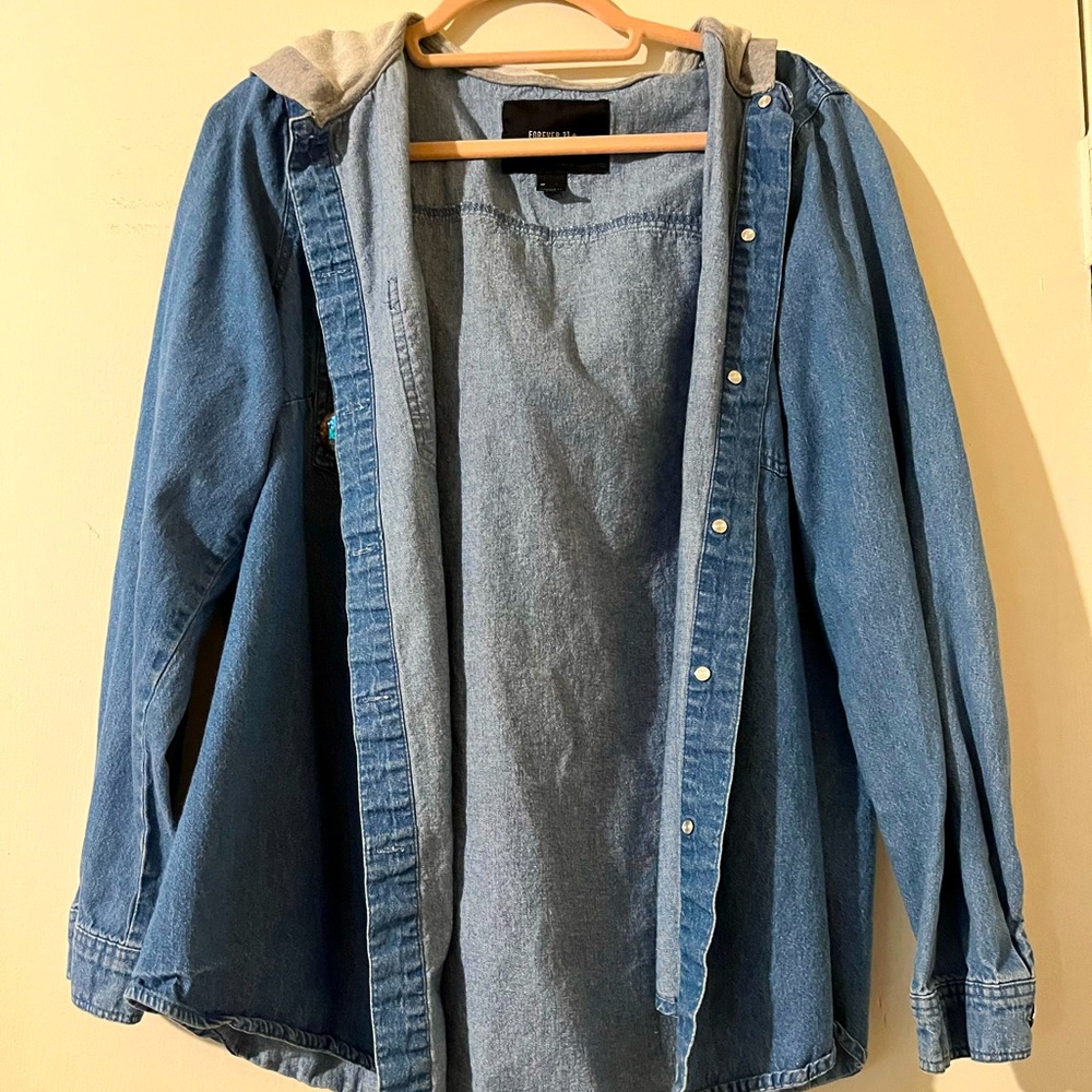 Hooded jacket, super cute and comfy, great condition